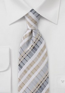 Auffallende Krawatte ungewöhnliches Karo-Design