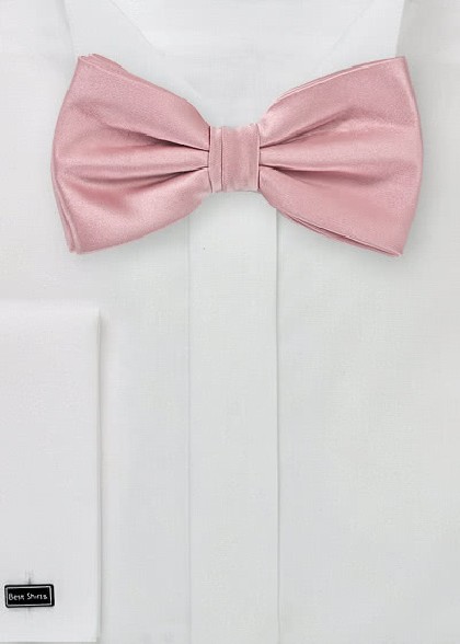 Herren-Fliege Polyfaser in rosa