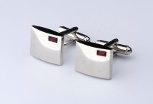 Elegante Manschettenknöpfe mit violetter