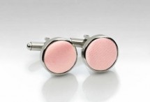 Manschettenknöpfe aus Set in Rosé aus Mikrofaser
