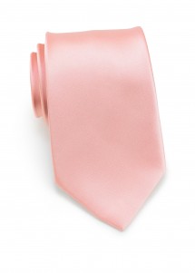 Herren-Krawatte Polyfaser in Rosé