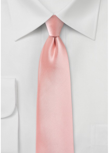 modische Krawatte Mikrofaser Rosé