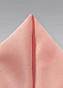 Einstecktuch für Herren aus Mikrofaser lachsfarben aus Set