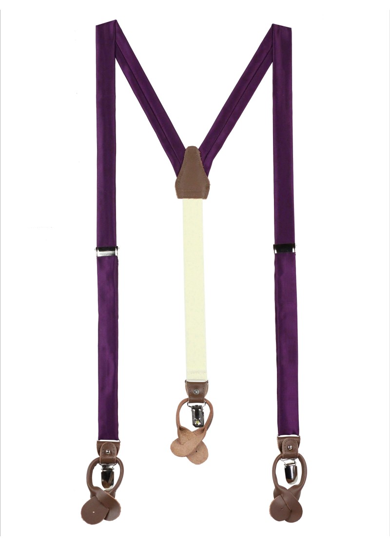 Hosenträger violett