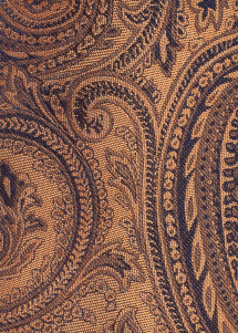 Set Mittelbraun mit Paisley-Motiv Stoffbild