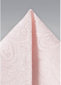 Einstecktuch aus Set mit Paisley-Motiv in Rosé