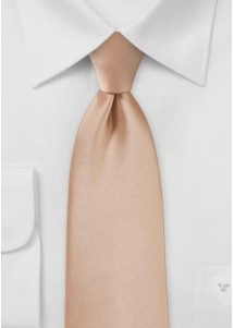 Modische Businesskrawatte Beige Mikrofaser