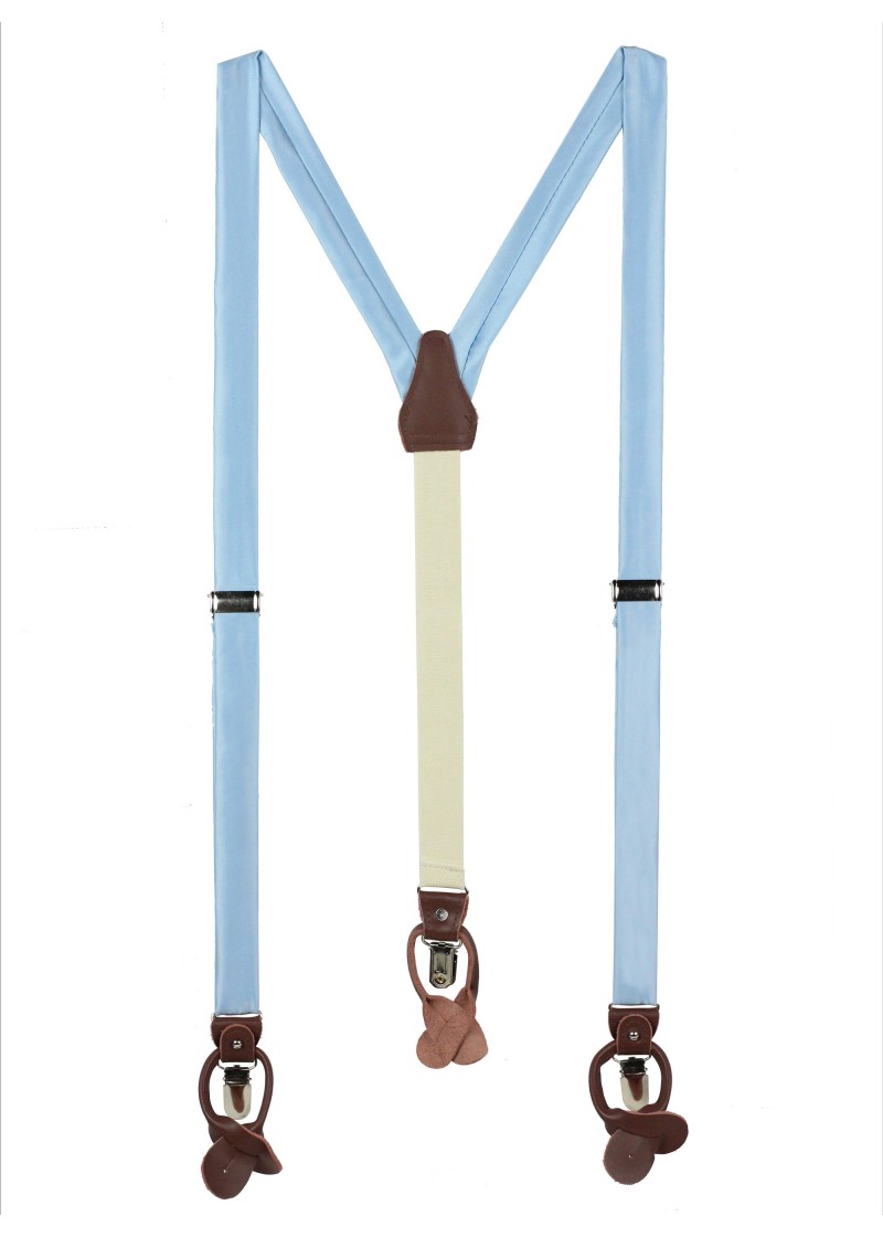 Hosenträger taubenblau