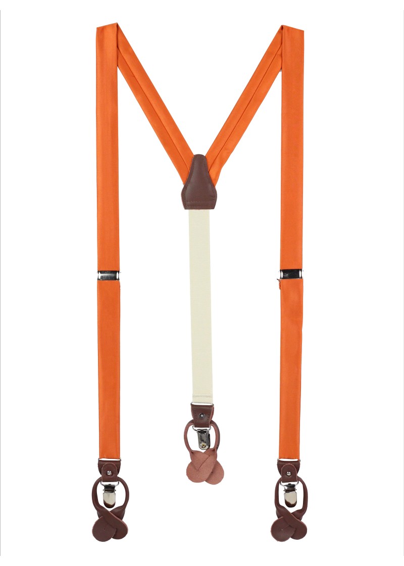 Hosenträger kupfer-orange
