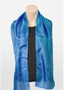 Damenschal blau / Chorschal