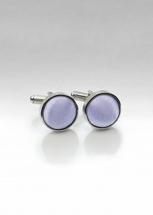 Manschettenknöpfe Stoff Zartviolett