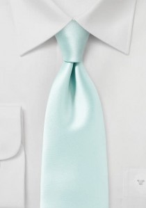 Krawatte unifarben Kunstfaser mintgrün