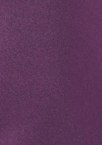 Krawatte monochrom Poly-Faser aubergine
