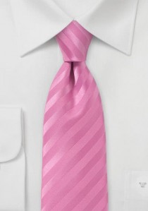 Linien-Businesskrawatte pinkfarben