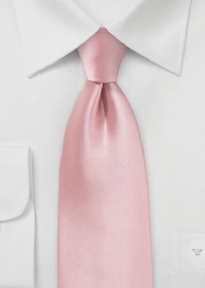 Modische Krawatte rosa Kunstfaser elegant