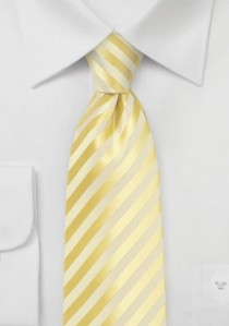 Krawatte Linien blassgelb abgestuft