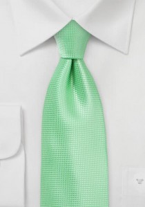 Krawatte Waffel-Struktur lindgrün