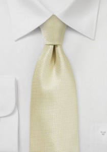 Krawatte Waffel-Oberfläche creme