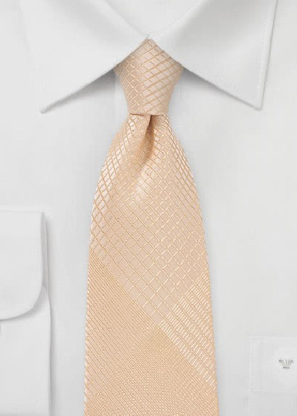 Kravatte geometrisches Pattern lachs elegant