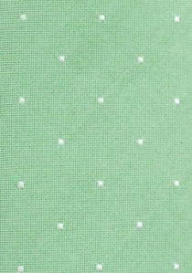 Krawatte schmal hellgrün Baumwolle