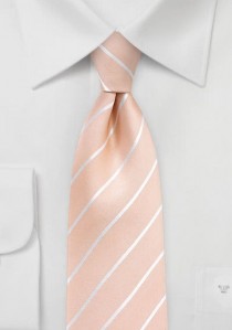 Krawatte Business-Linien apricot