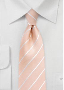 Krawatte Business-Linien apricot