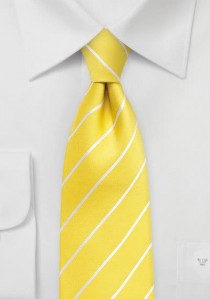 Krawatte Business-Linien goldgelb