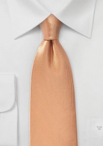 Krawatte Struktur vertikal apricot