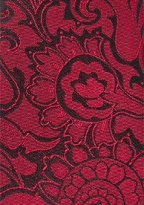 Markante Krawatte im Paisley-Design rot