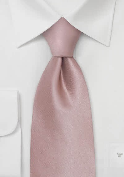 Elegante Krawatte in altrosa