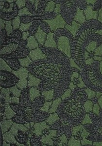 Kravatte Mosaik-Look flaschengrün