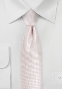 Krawatte schlank Struktur rosa