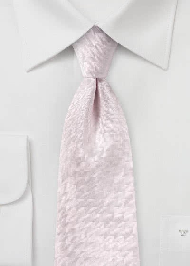Kravatte Fischgräten blush
