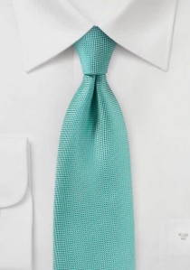 Krawatte zierlich texturiert mint