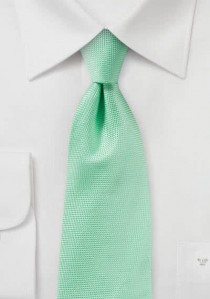 Krawatte fein texturiert mintgrün