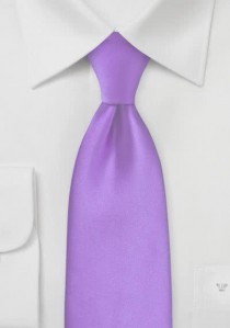 Poly-Faser-Businesskrawatte unifarben purpur