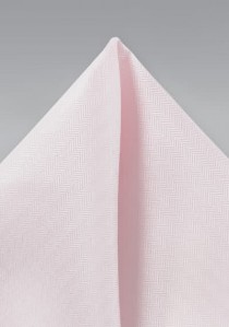 Einstecktuch Herringbone-Struktur blush-rosa