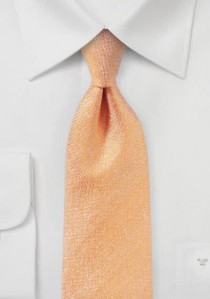 Krawatte strukturiert blassorange