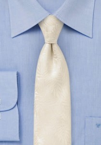 Krawatte Farn-Oberfläche elfenbein