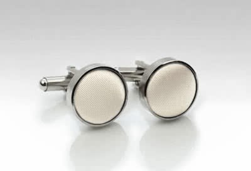 Cufflinks Stoff champagner