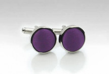 Cufflinks Stoff violett